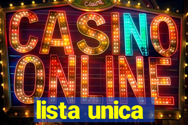 lista unica